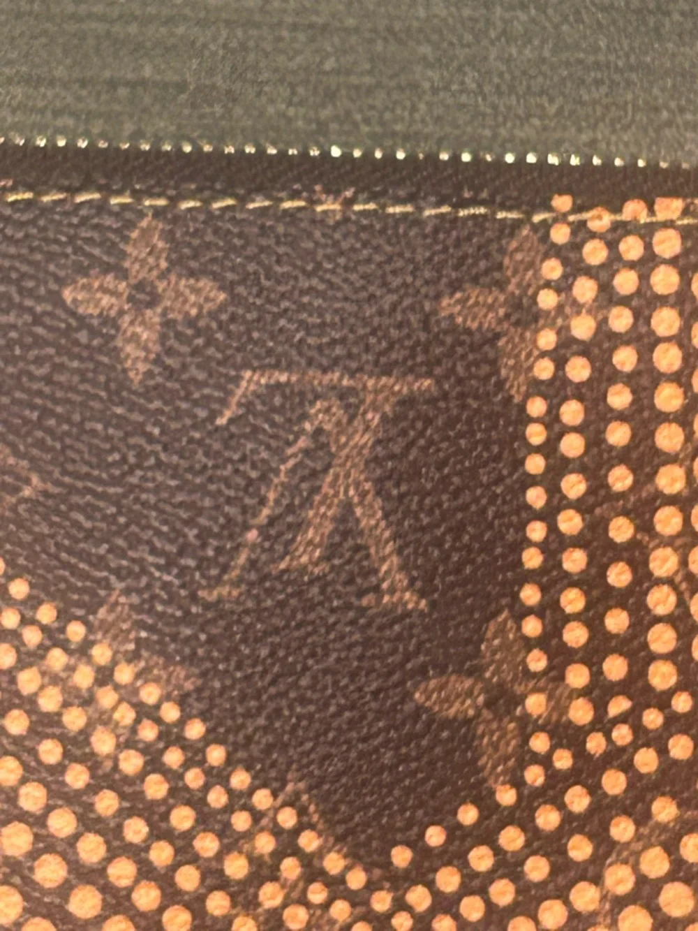 Louis Vuitton Brown Monogram Dot Cosmetic Pouch Louis Vuitton Yayoi Kusama - Picture 2 of 10